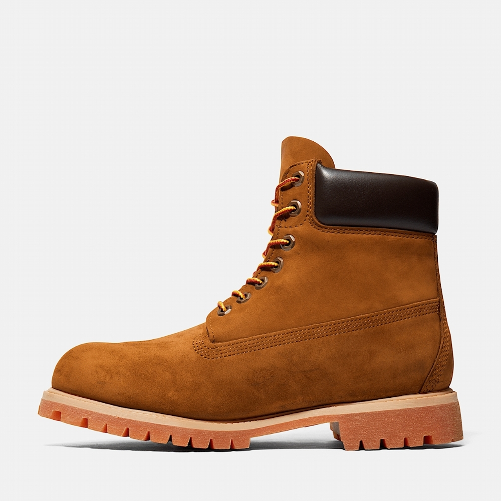 Timberland Premium Men's NIB 6in Waterproof Boot- Rust Nebuck Size 10.5 Medium - Picture 1 of 13